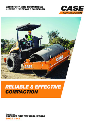 Еднобандажни валяци Case 1107EX