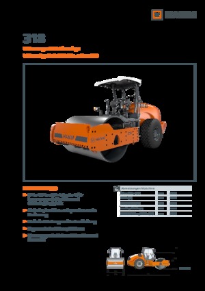 Еднобандажни валяци Hamm 318