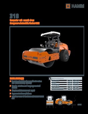 Еднобандажни валяци Hamm 318