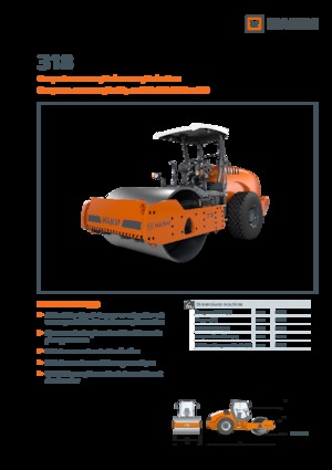 Еднобандажни валяци Hamm 318