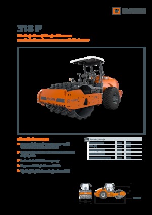 Еднобандажни валяци Hamm 318 P