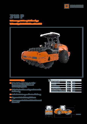 Еднобандажни валяци Hamm 318 P