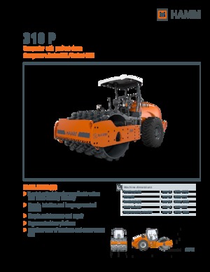 Еднобандажни валяци Hamm 318 P