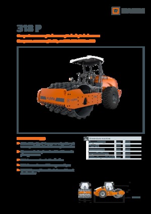 Еднобандажни валяци Hamm 318 P