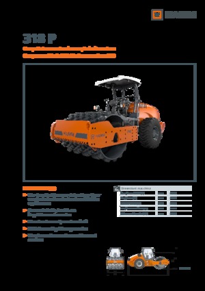 Еднобандажни валяци Hamm 318 P