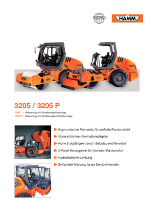 Еднобандажни валяци Hamm 3205 P