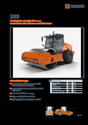 Еднобандажни валяци Hamm 325