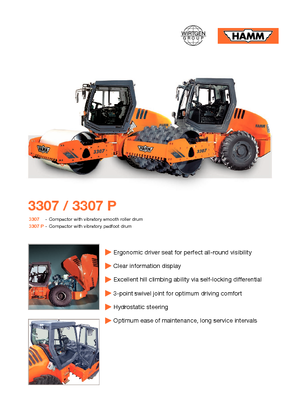 Еднобандажни валяци Hamm 3307