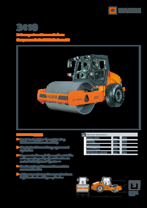 Еднобандажни валяци Hamm 3410