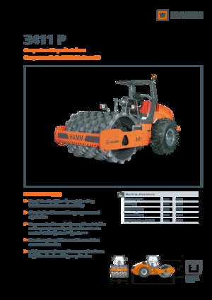 Еднобандажни валяци Hamm 3411 P