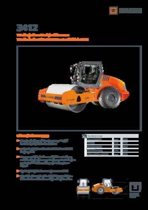 Еднобандажни валяци Hamm 3412