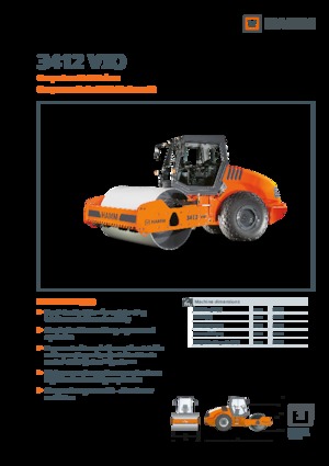 Еднобандажни валяци Hamm 3412 VIO