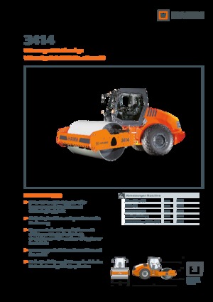 Еднобандажни валяци Hamm 3414