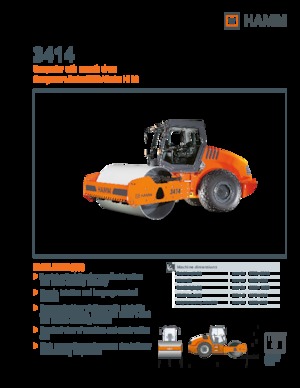 Еднобандажни валяци Hamm 3414
