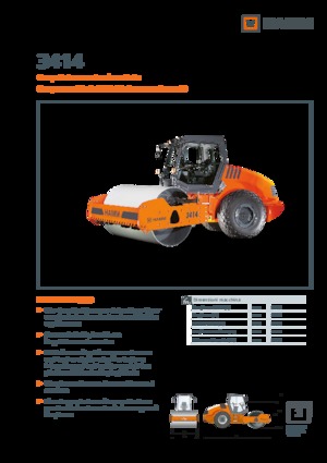 Еднобандажни валяци Hamm 3414