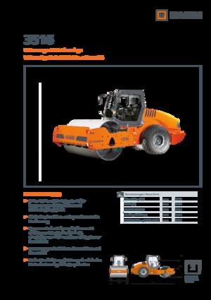 Еднобандажни валяци Hamm 3516