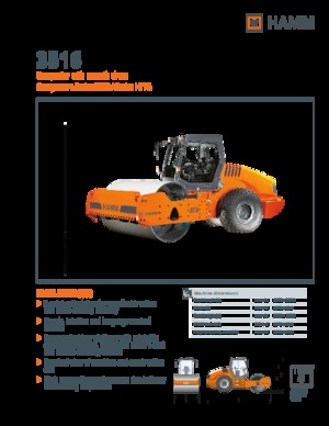Еднобандажни валяци Hamm 3516