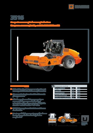 Еднобандажни валяци Hamm 3516