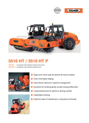 Еднобандажни валяци Hamm 3518 HT-V