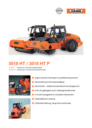 Еднобандажни валяци Hamm 3518 HT-V