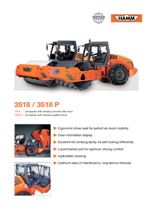 Еднобандажни валяци Hamm 3518 P