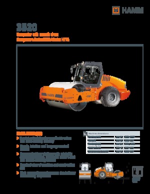 Еднобандажни валяци Hamm 3520