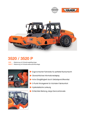 Еднобандажни валяци Hamm 3520 V
