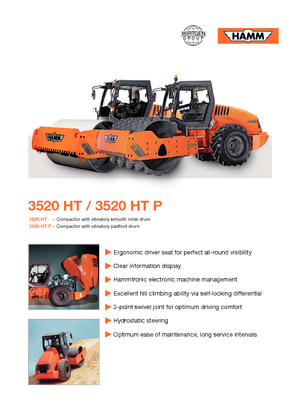 Еднобандажни валяци Hamm 3520 HT-P
