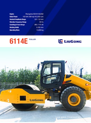 Еднобандажни валяци Liugong 6114E 