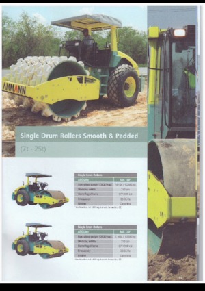 Еднобандажни валяци Ammann AC 70
