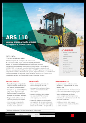 Еднобандажни валяци Ammann ARS 110 PD