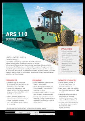 Еднобандажни валяци Ammann ARS 110 PD