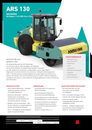 Еднобандажни валяци Ammann ARS 130