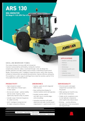 Еднобандажни валяци Ammann ARS 130