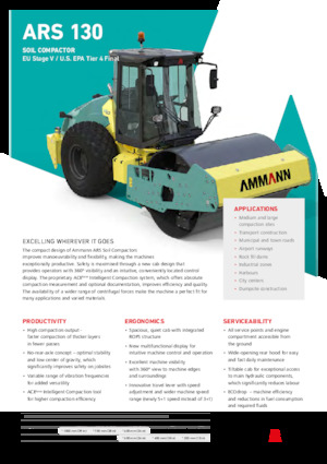 Еднобандажни валяци Ammann ARS 130 PD