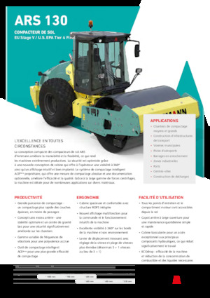 Еднобандажни валяци Ammann ARS 130 PD