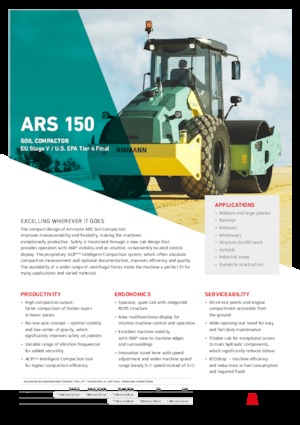 Еднобандажни валяци Ammann ARS 150