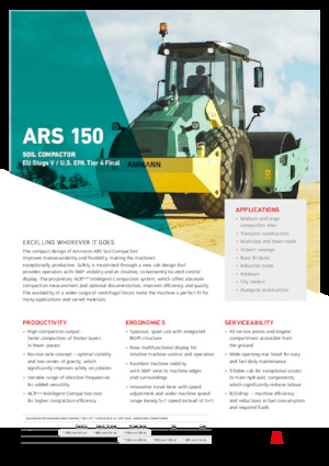 Еднобандажни валяци Ammann ARS 150 PD