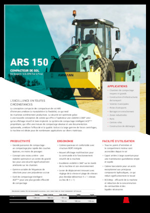 Еднобандажни валяци Ammann ARS 150 PD