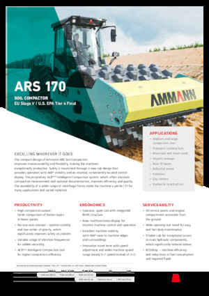 Еднобандажни валяци Ammann ARS 170
