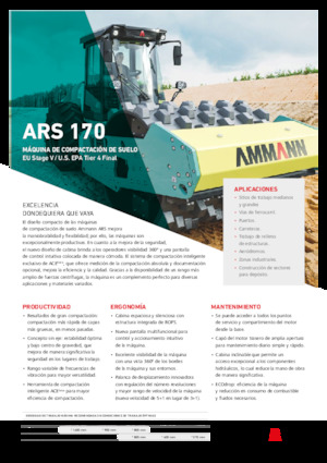 Еднобандажни валяци Ammann ARS 170
