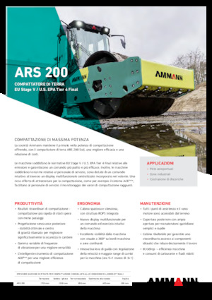 Еднобандажни валяци Ammann ARS 200