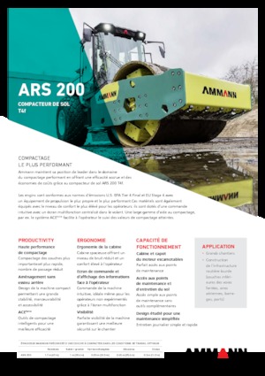 Еднобандажни валяци Ammann ARS 200