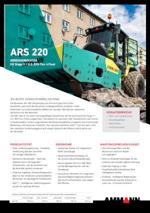 Еднобандажни валяци Ammann ARS 220 PD