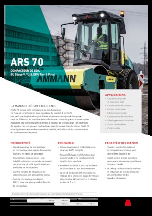 Еднобандажни валяци Ammann ARS 70