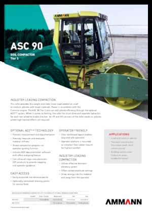 Еднобандажни валяци Ammann ASC 90 HAT
