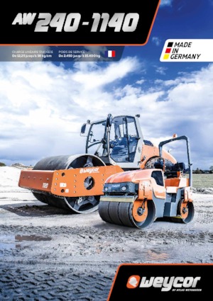 Еднобандажни валяци weycor AW 1070