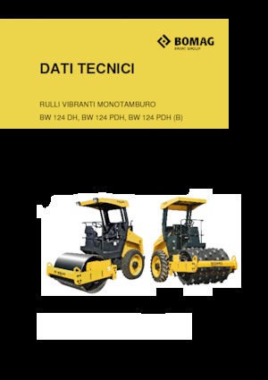 Еднобандажни валяци Bomag BW 124 DH