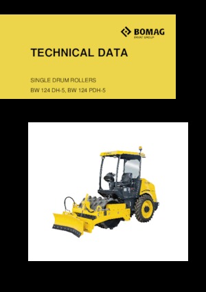 Еднобандажни валяци Bomag BW 124 PDH-5