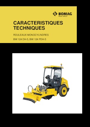 Еднобандажни валяци Bomag BW 124 DH-5